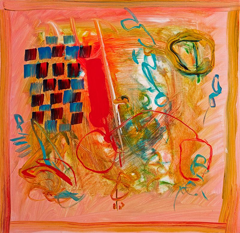 Lamar Briggs Abstract Painting - "Circuit de la Sarthe"
