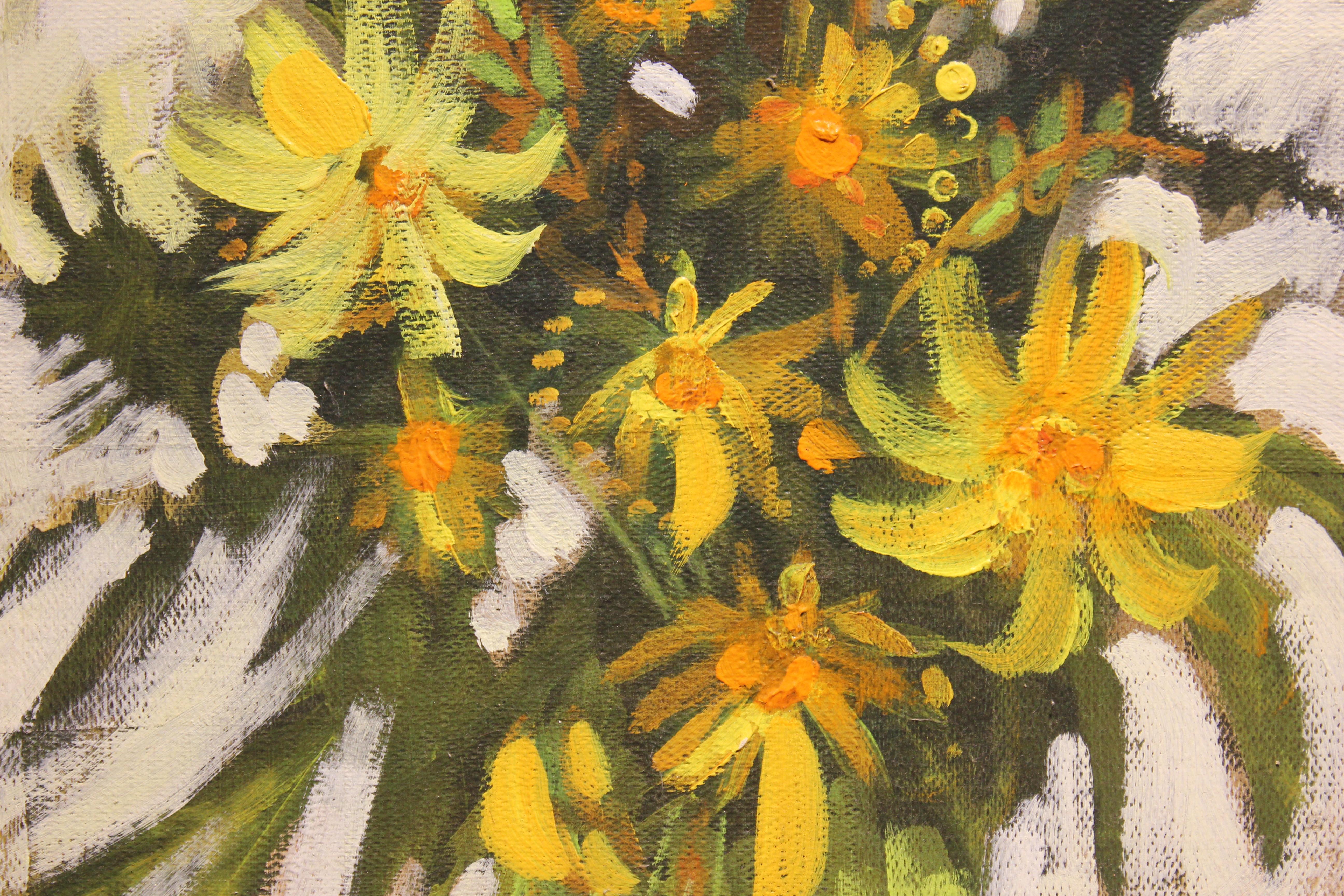Impressionist Modern Floral Still Life  - Painting by Lamar Briggs