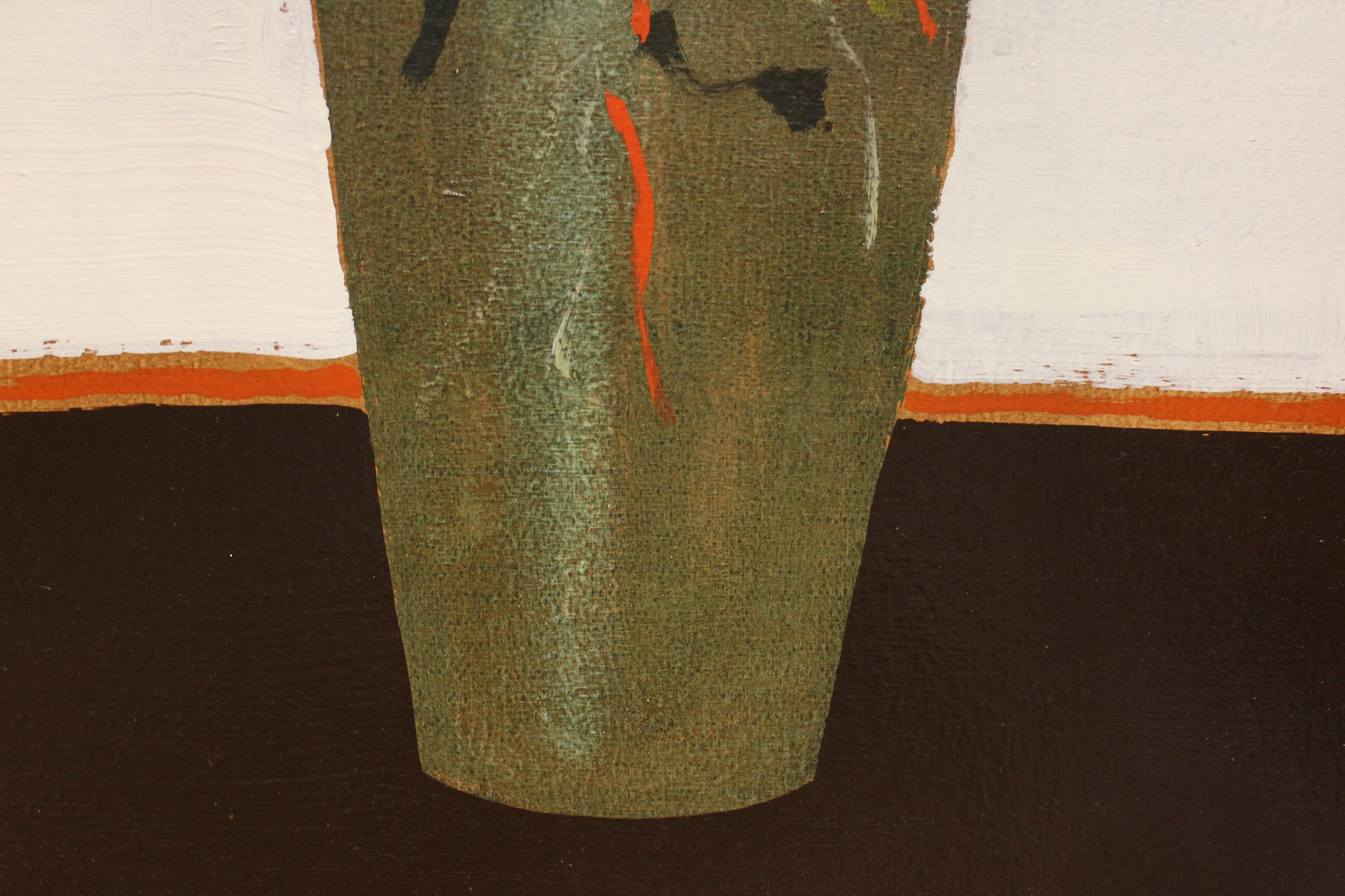 Lamar Briggs Abstraktes Blumenstillleben. Um 1960er.

Biografie des Künstlers:
Lamar Briggs (1935-2015), geboren in Lafayette, Louisiana, besuchte die University of Southern Louisiana, die University of Houston und machte seinen Abschluss am