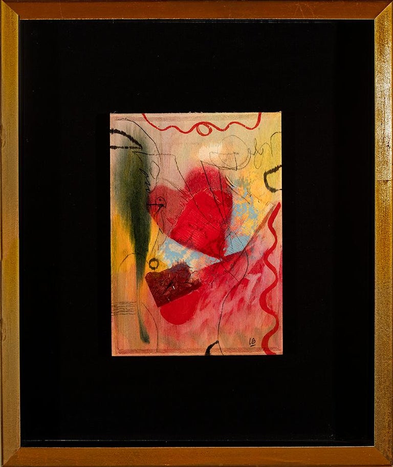 Lamar Briggs Abstract Painting - "Valentine's Day I"