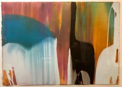 DRA IBIZA No.2 Großes abstraktes expressionistisches Farbfeld-Acrylgemälde