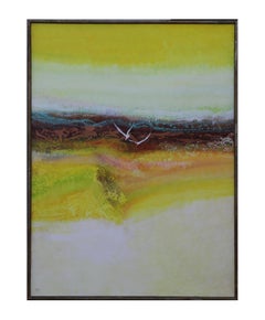 "Winter Flight" Abstract Expressionist Landscape Painting