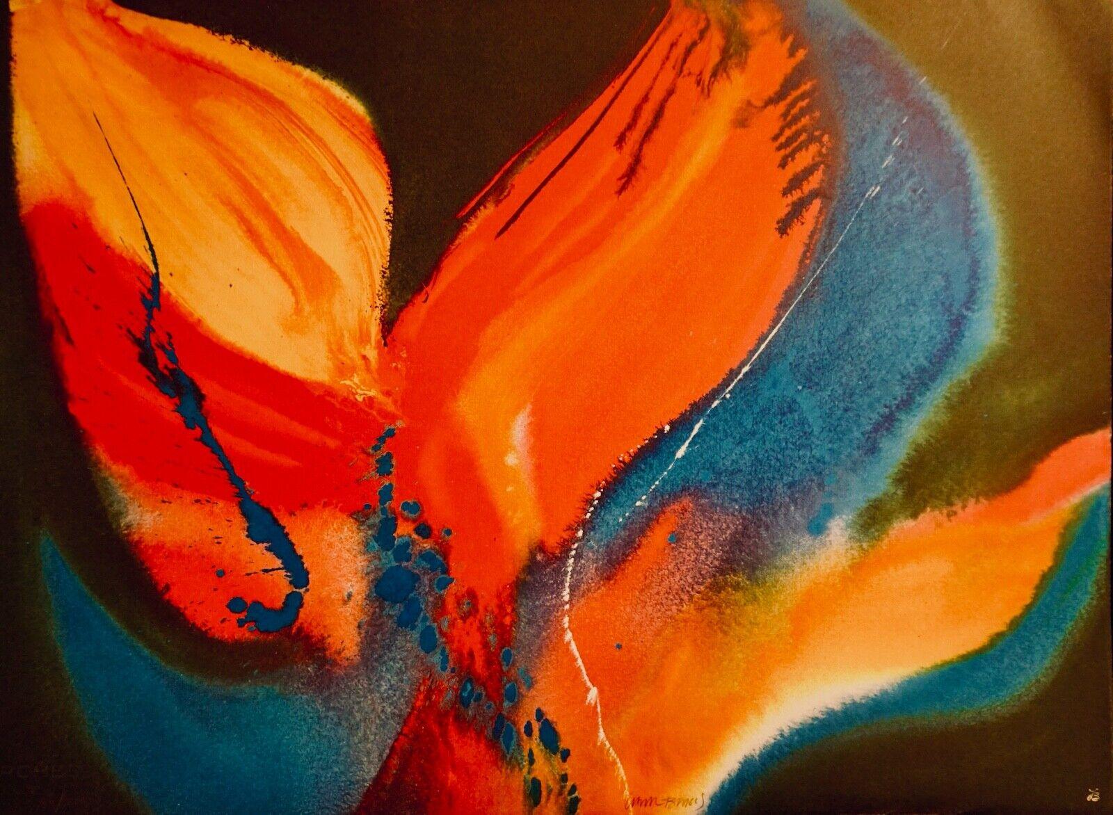 Lamar Briggs Abstract Print - Fire Dancer Floral