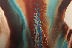 Spirit Coasas VIII, Abstract Expressionist Lithograph by Lamar Briggs