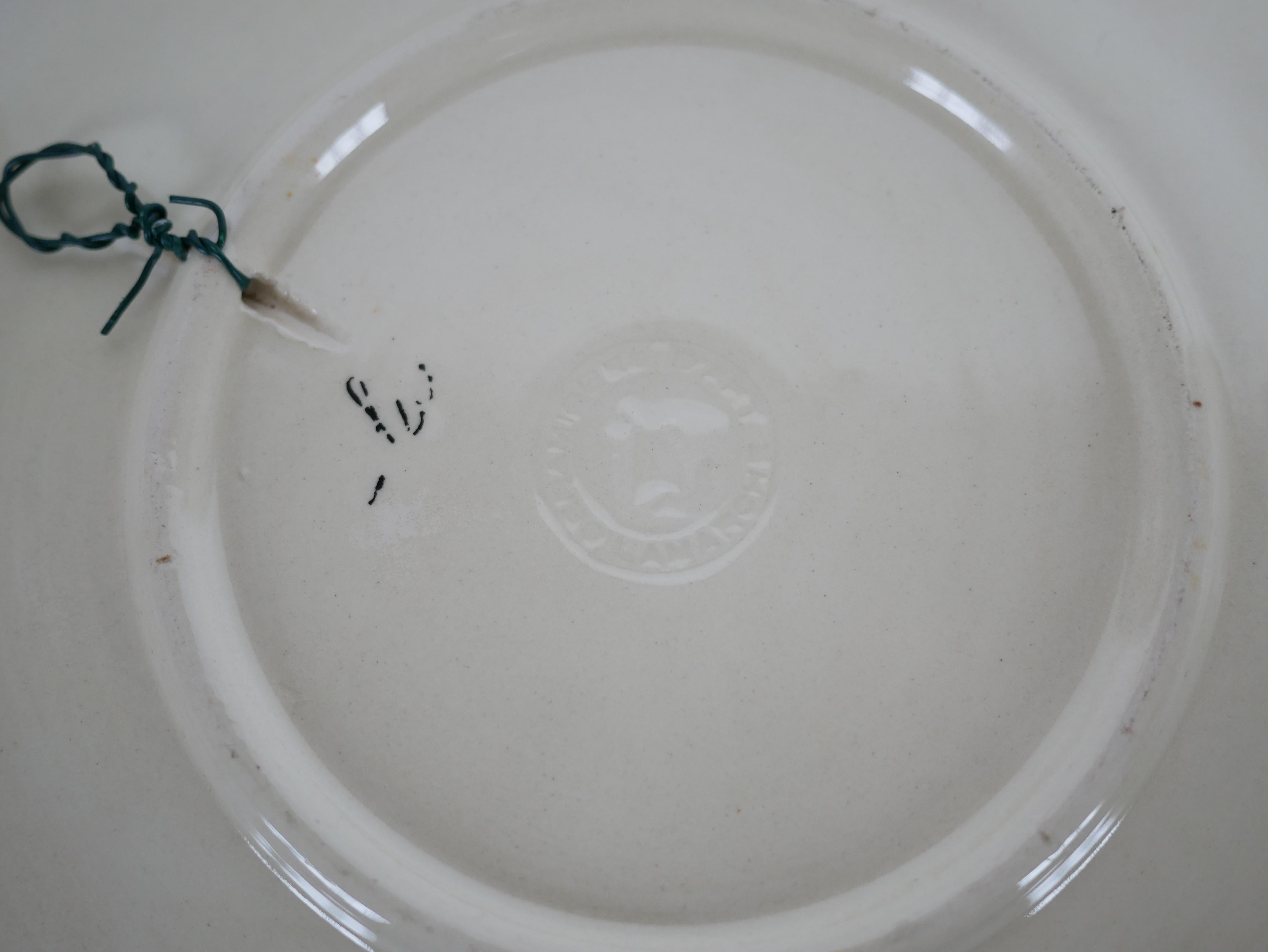 Lamarche art ceramic plate, Vallauris 1