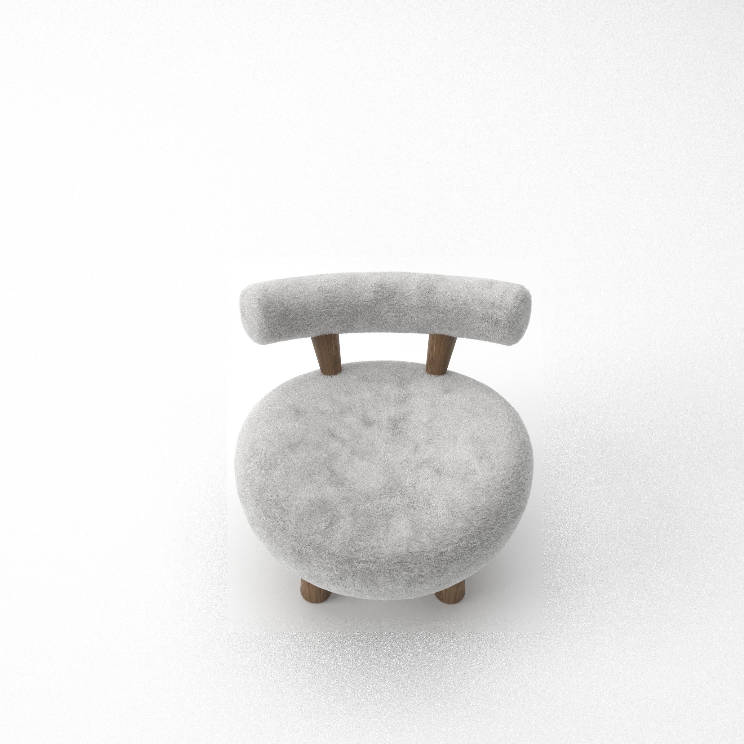Turkish Lamb Armchair Design By Mehmet Orel for Studio Kirkit For Sale