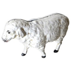 Retro "Lamb" Cast Iron Still Bank, American, Circa 1970