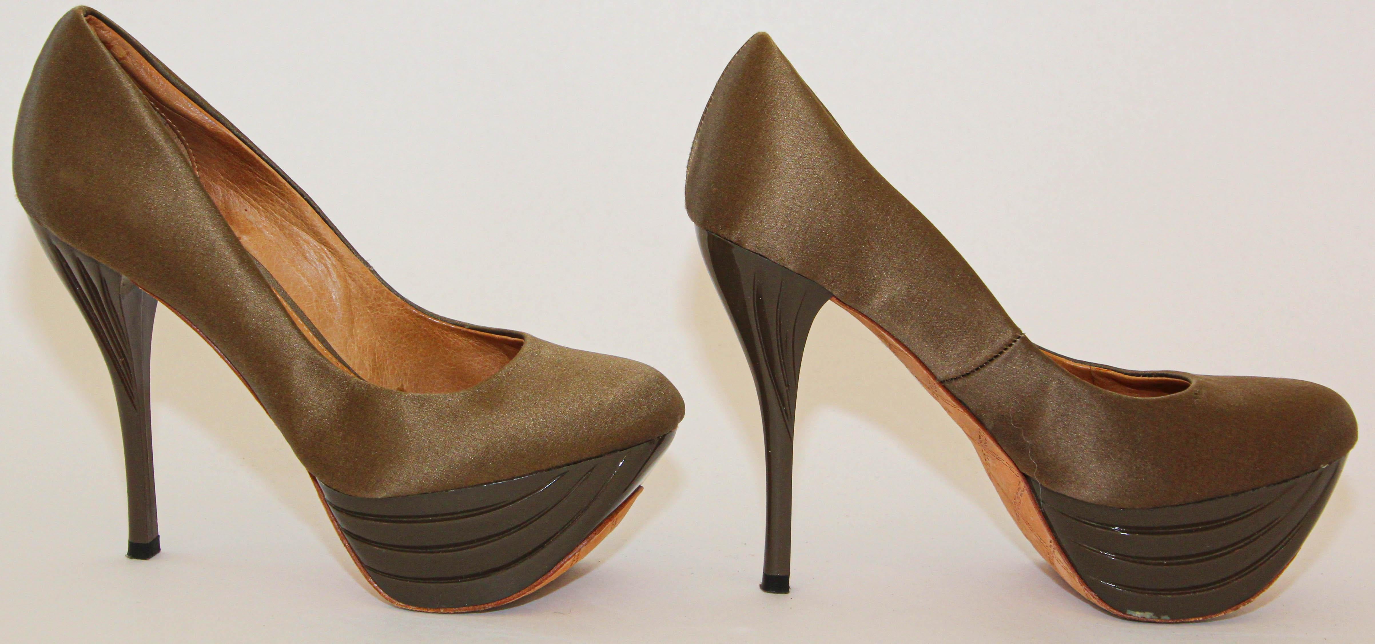 dark taupe heels