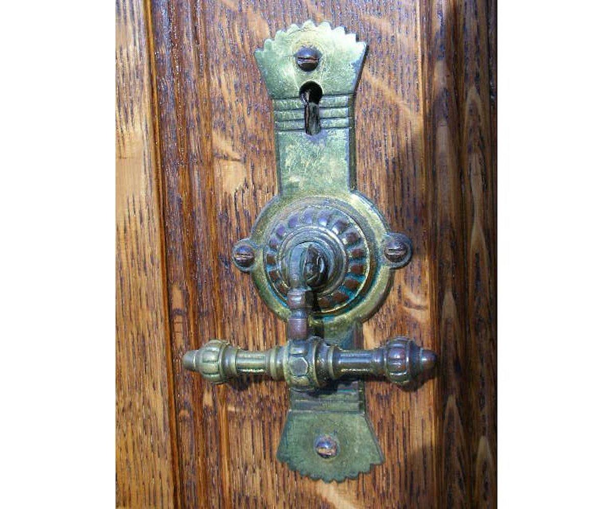 Late 19th Century Lamb of Manchester, an Aesthetic Movement Compactum Armoire Wardrobe