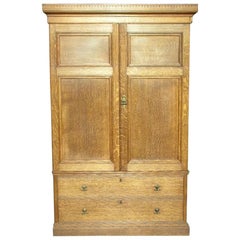 Antique Lamb of Manchester, an Aesthetic Movement Compactum Armoire Wardrobe