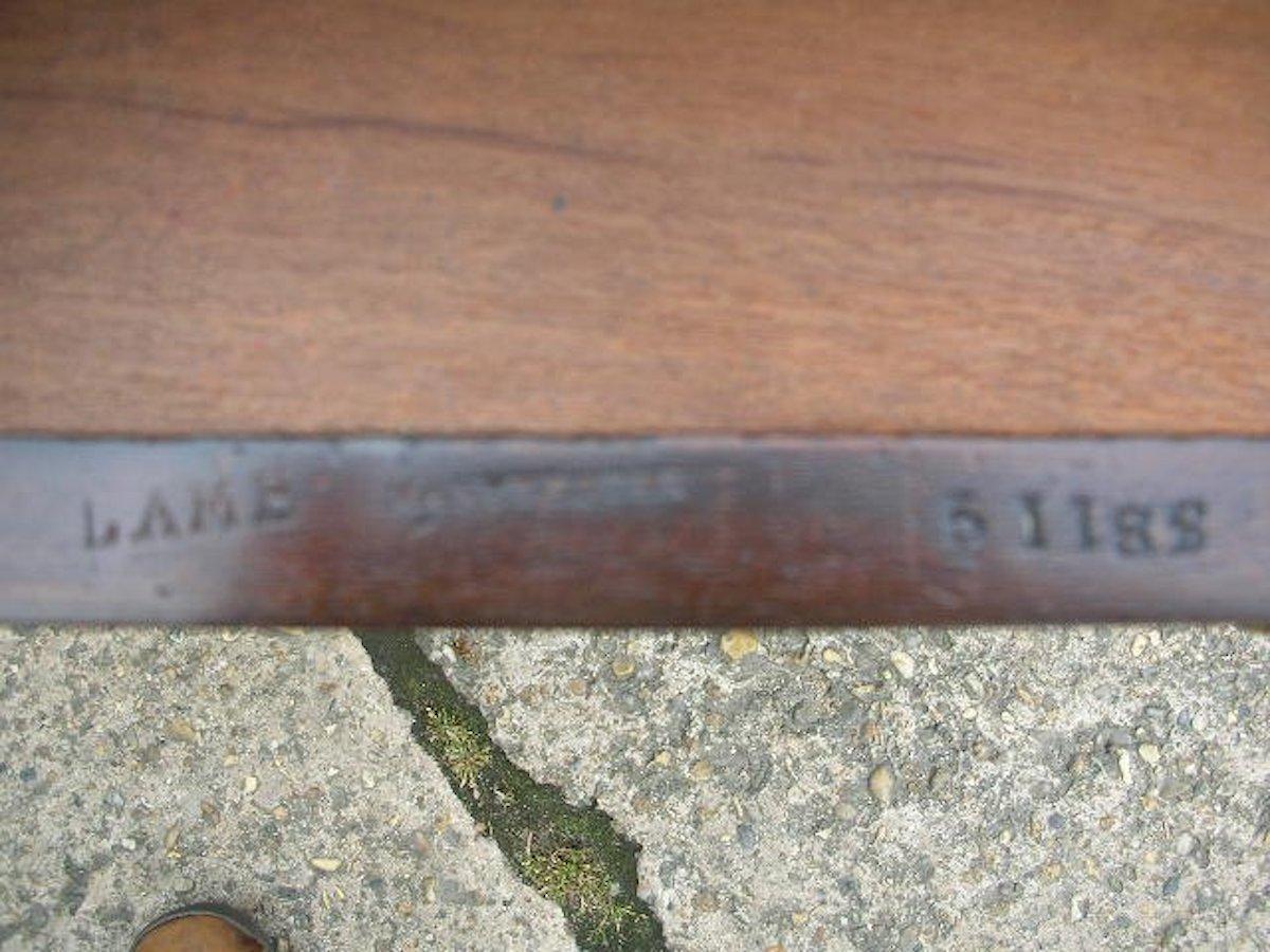 Leather Lamb of Manchester, An Aesthetic Movement Walnut Writing Desk. For Sale