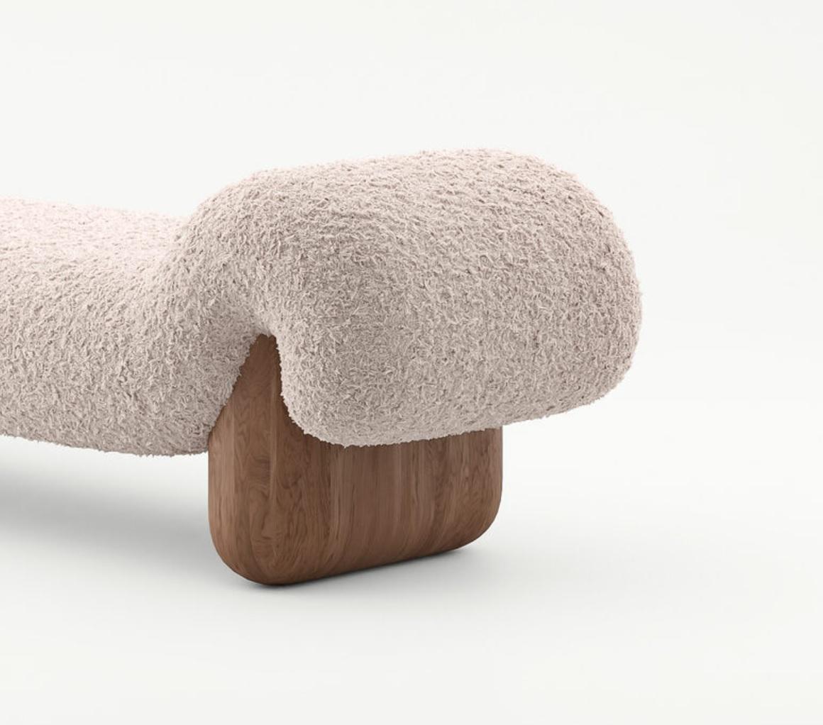 Post-Modern Lamb Ottoman by Vladimir Naumov For Sale