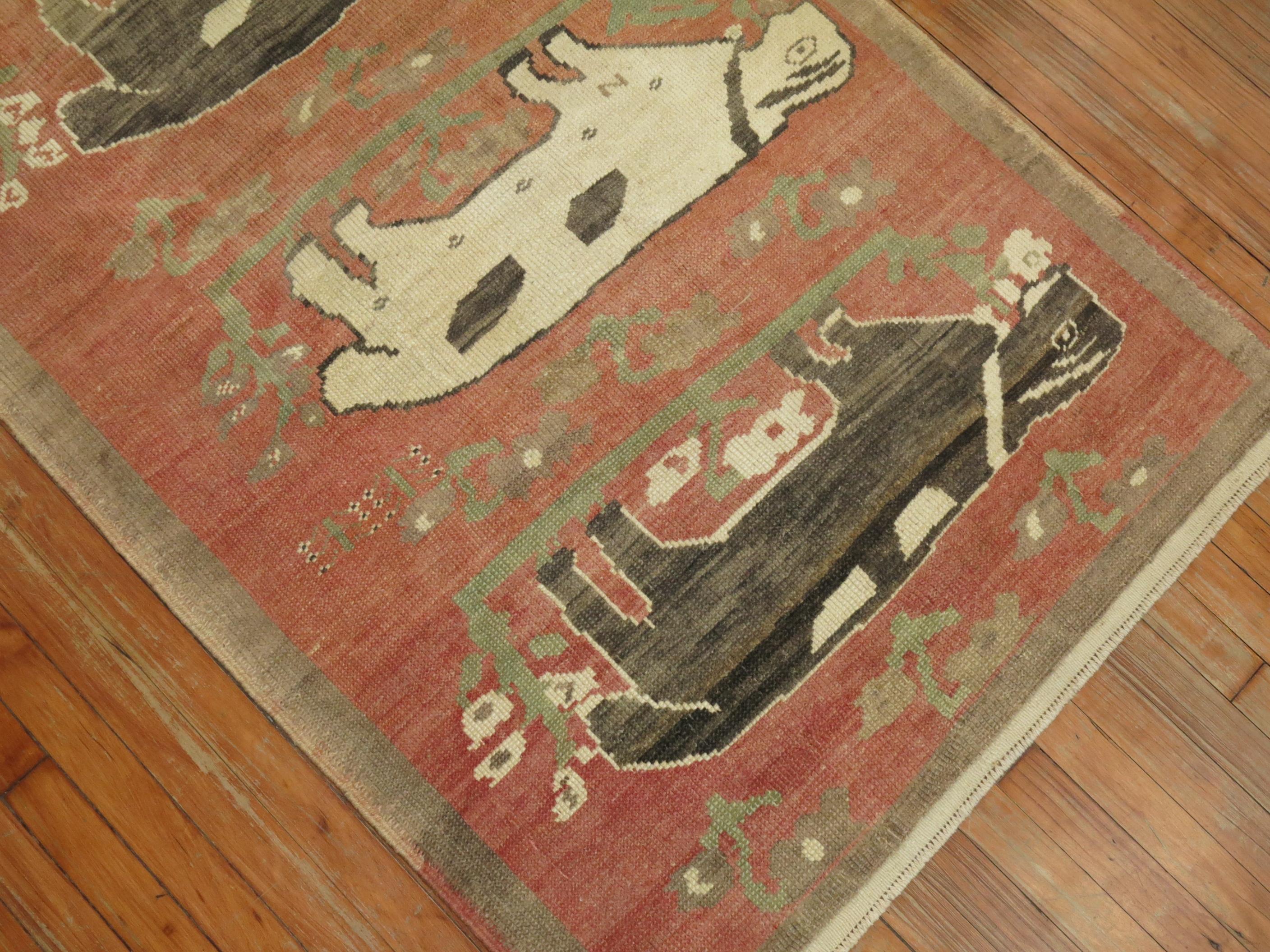 American Lamb Sheep Turkish Anatolian Rug