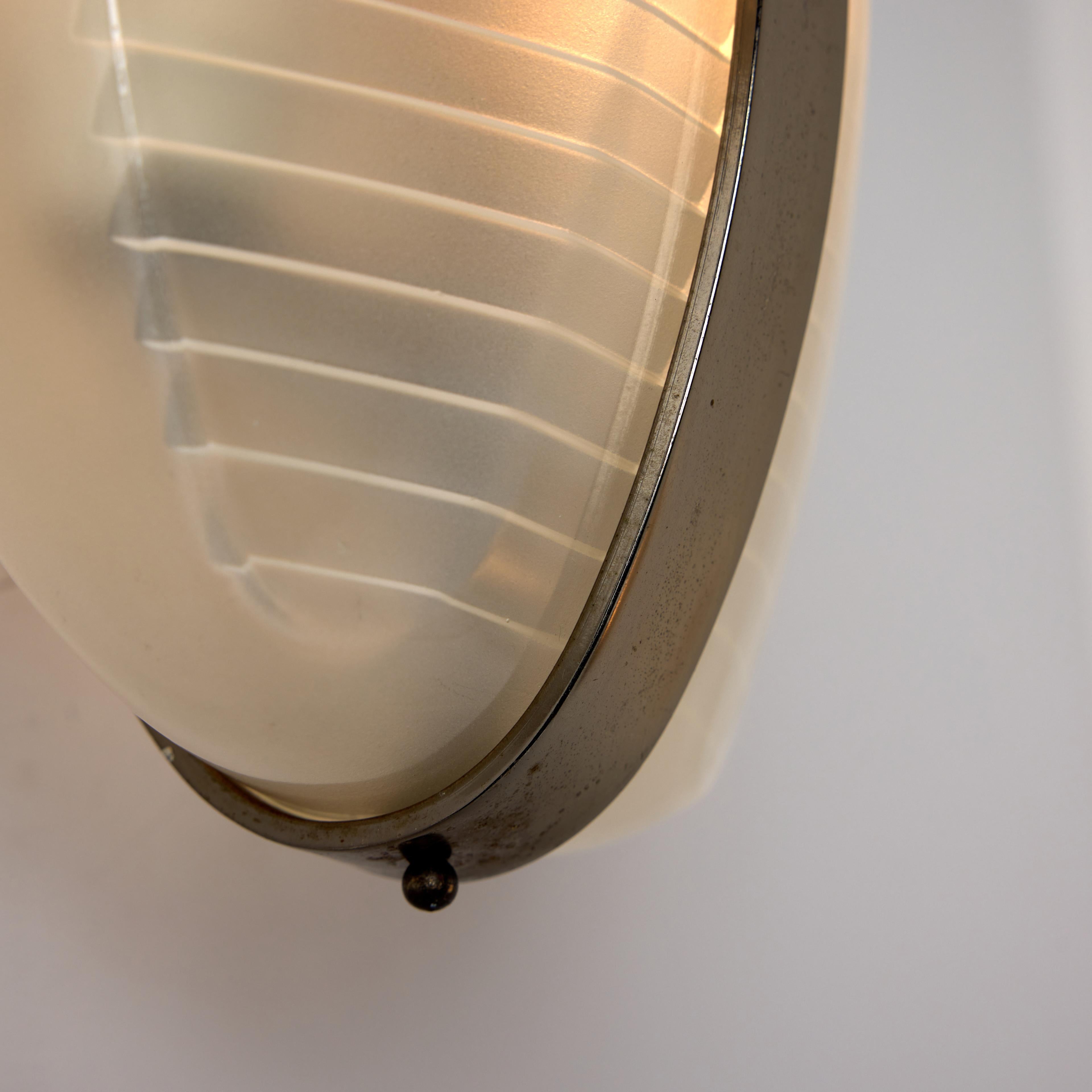 Brass Lambda Sconces by Vico Magistretti for Artemide For Sale
