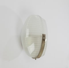 Lambda wall lamp in metal and glass by Vico Magistretti for Artemide, 1960s