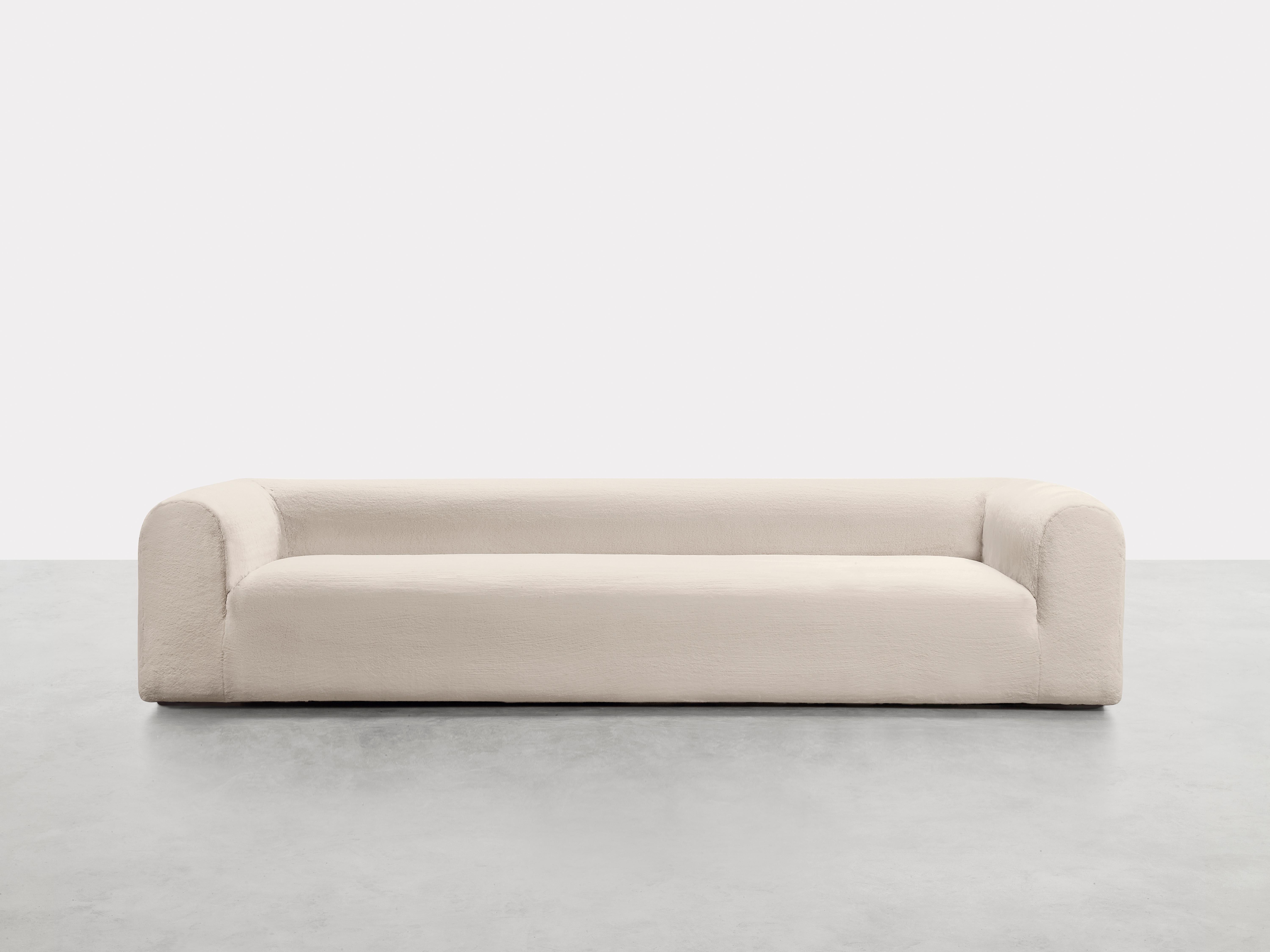 Lambert 3-Seater Sofa by Somaschini
Dimensions: W 290 x D 103 x H 63 cm
Materials: Solid wood and plywood structure padded with polyurethane foam in different densities. Pre-upholstery in polyester wadding, upholstery in fabric or leather covering.