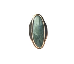 Lambert Bros, 14 Karat Yellow Gold and Gemstone Ring