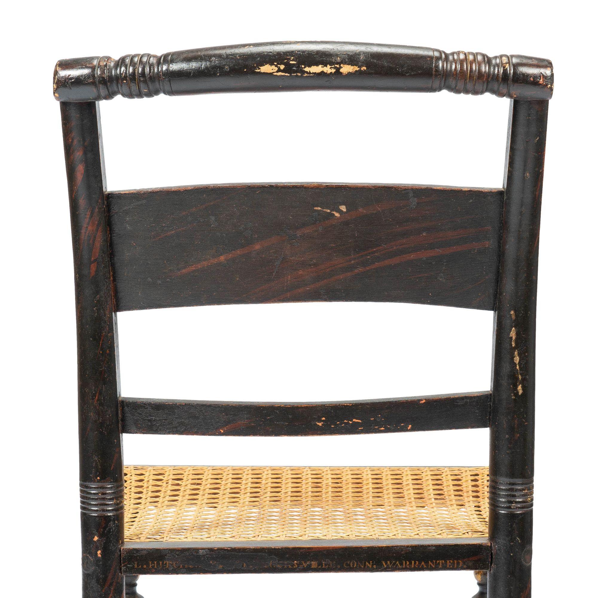 Lambert Hitchcock Caned Seat Side Chair '1825-1832' 4