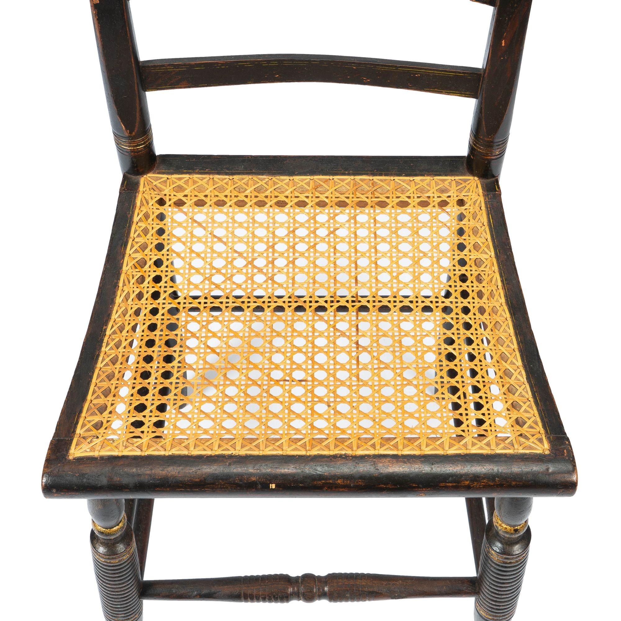 Lambert Hitchcock Caned Seat Side Chair '1825-1832' 3