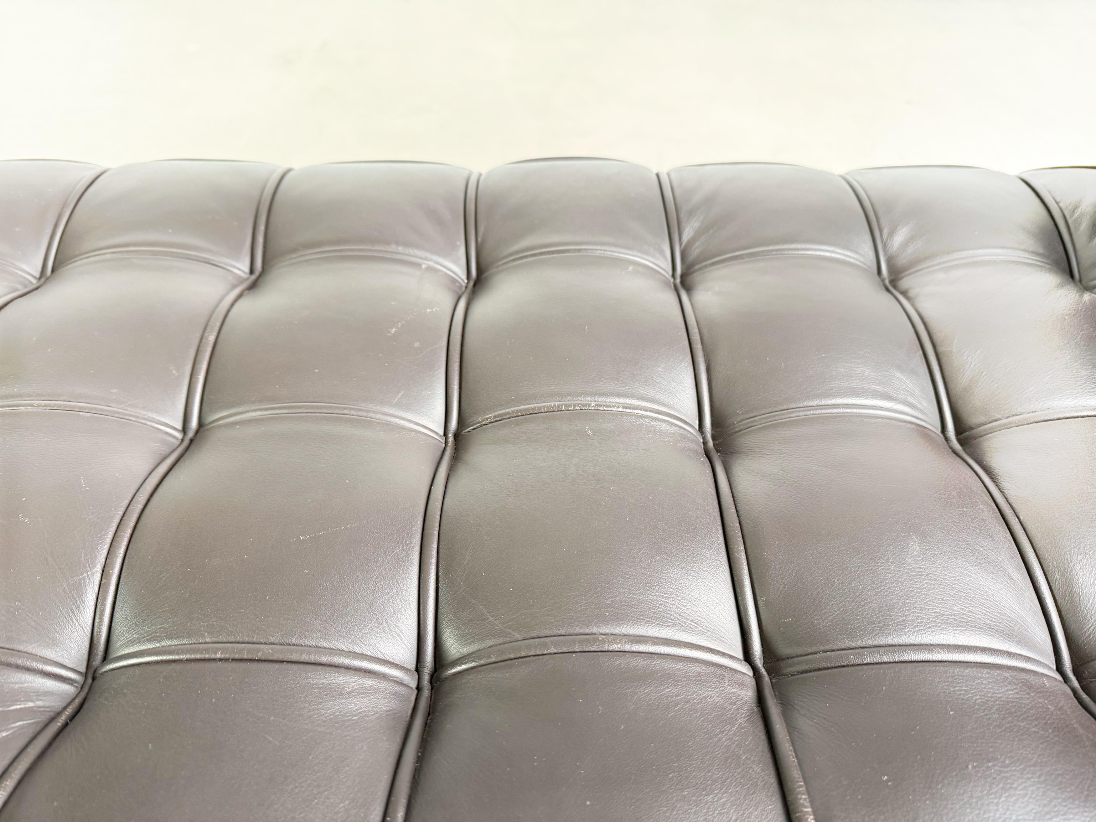 Leather Lambert Pullman Recamiere Liege Leder Design Sofa For Sale