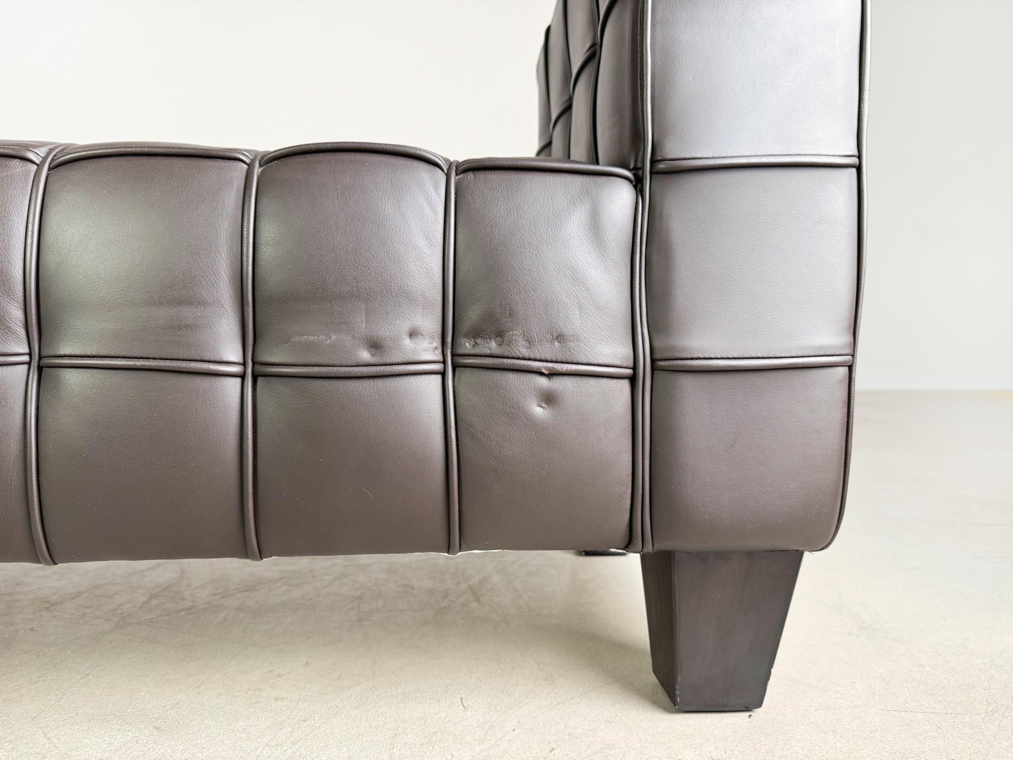Lambert Pullman Recamiere Liege Leder Design Sofa For Sale 2