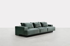 Lambert, quadratisches Soft-Sofa aus Stoff, Dainelli Studio für Somaschini, Italien