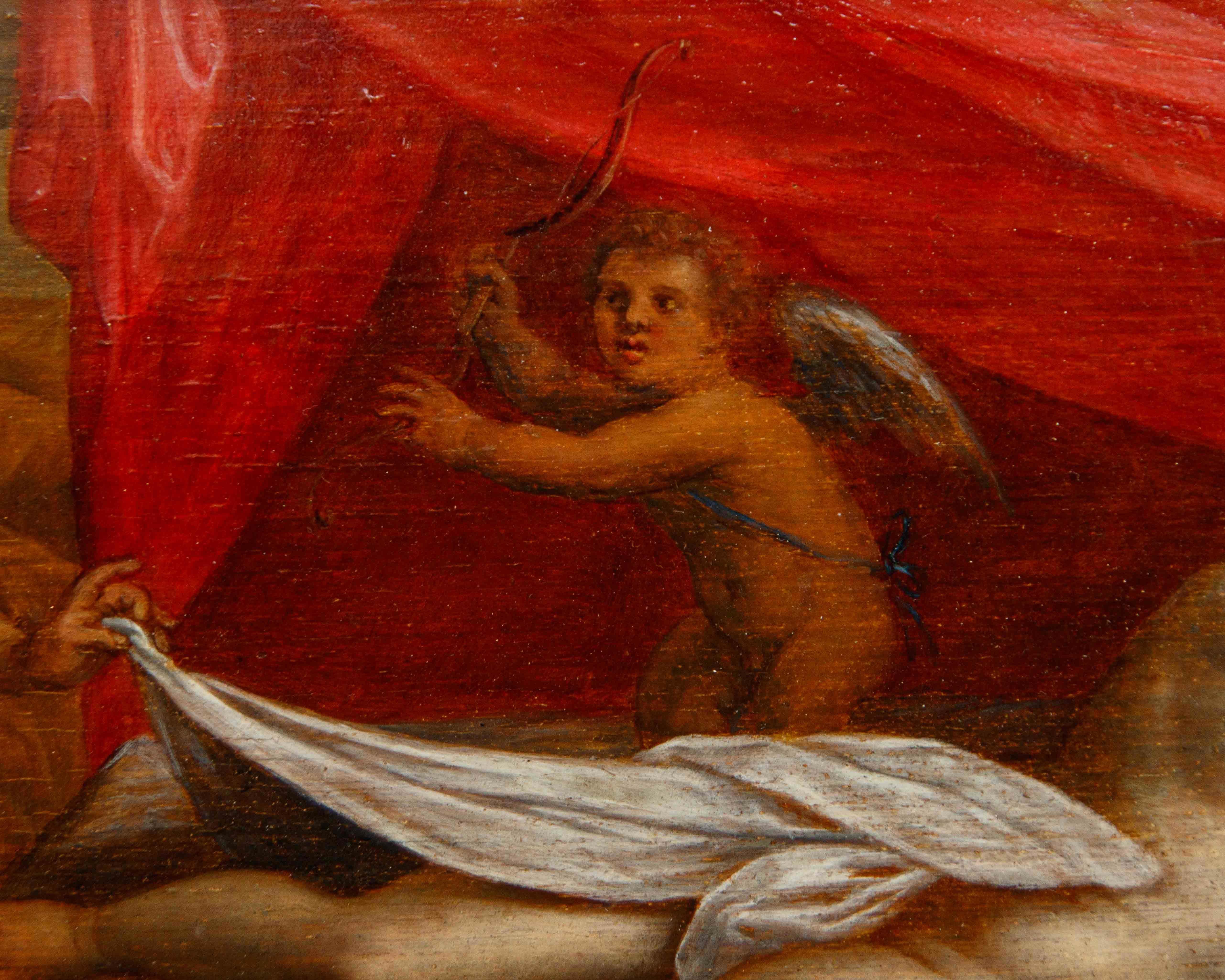 Die Werkstatt von Lambert Sustris (1515-1520 - um 1584), Venus und die erspähte Liebe im Angebot 2