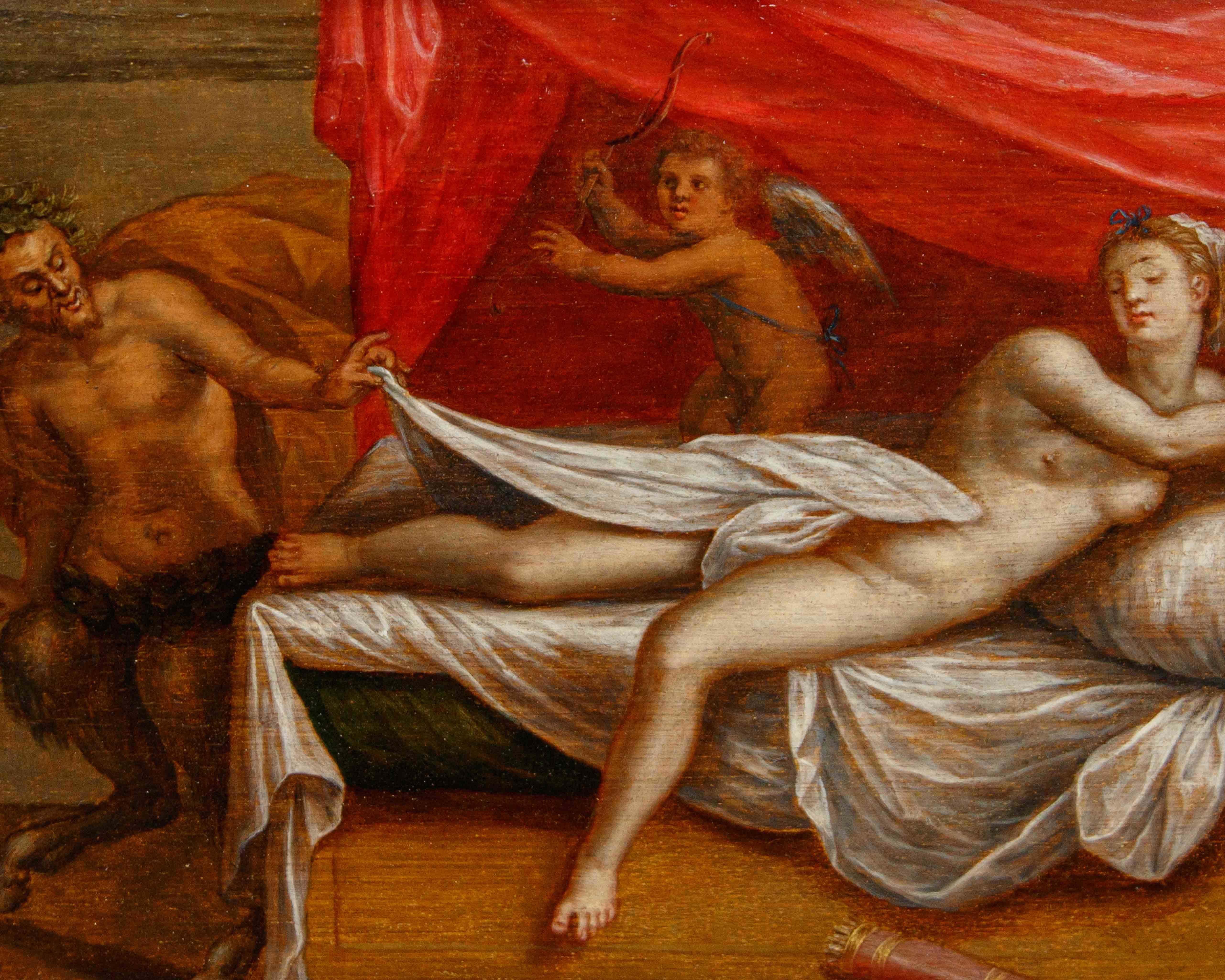 Die Werkstatt von Lambert Sustris (1515-1520 - um 1584), Venus und die erspähte Liebe im Angebot 6