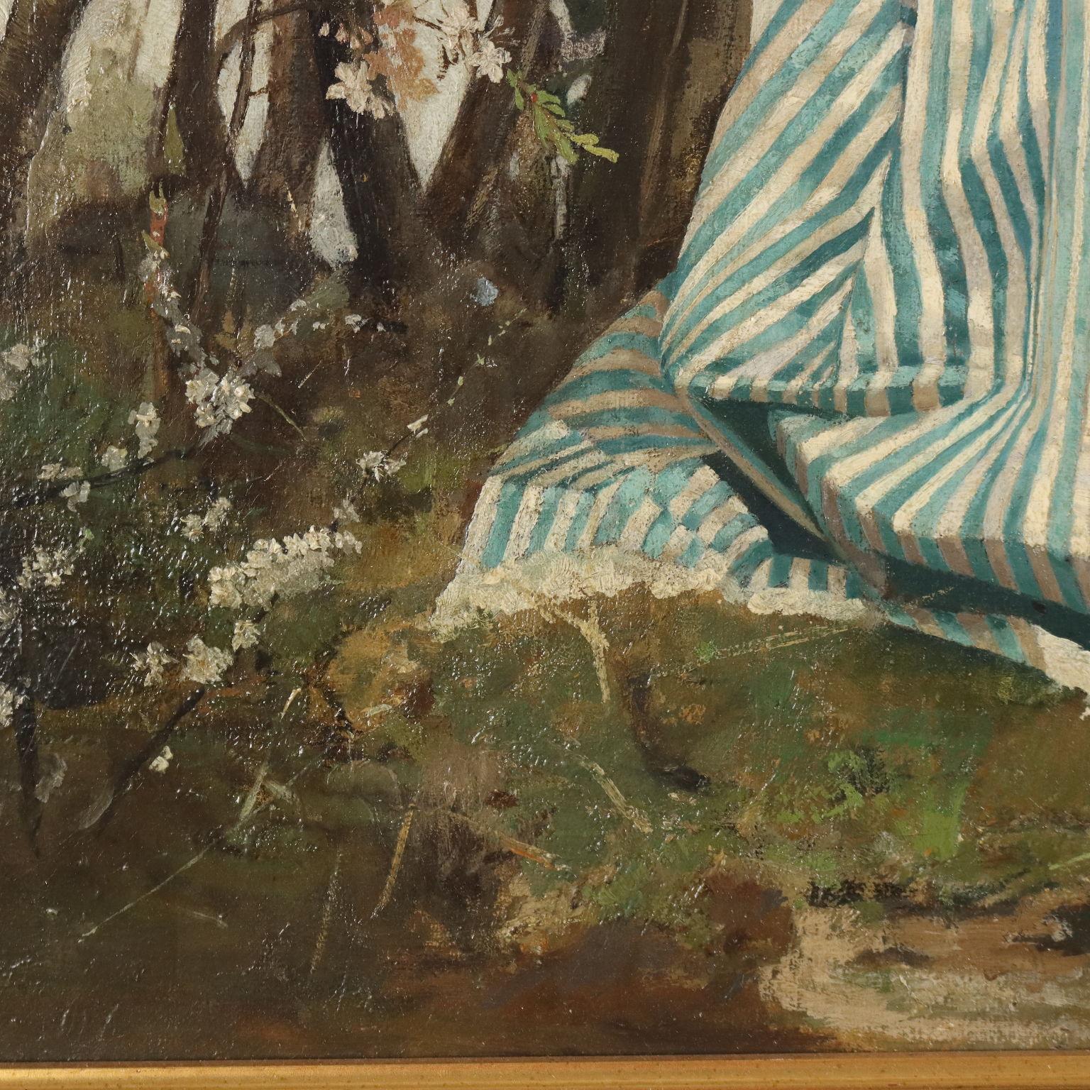 Scena di Corteggiamento 1887 in vendita 2