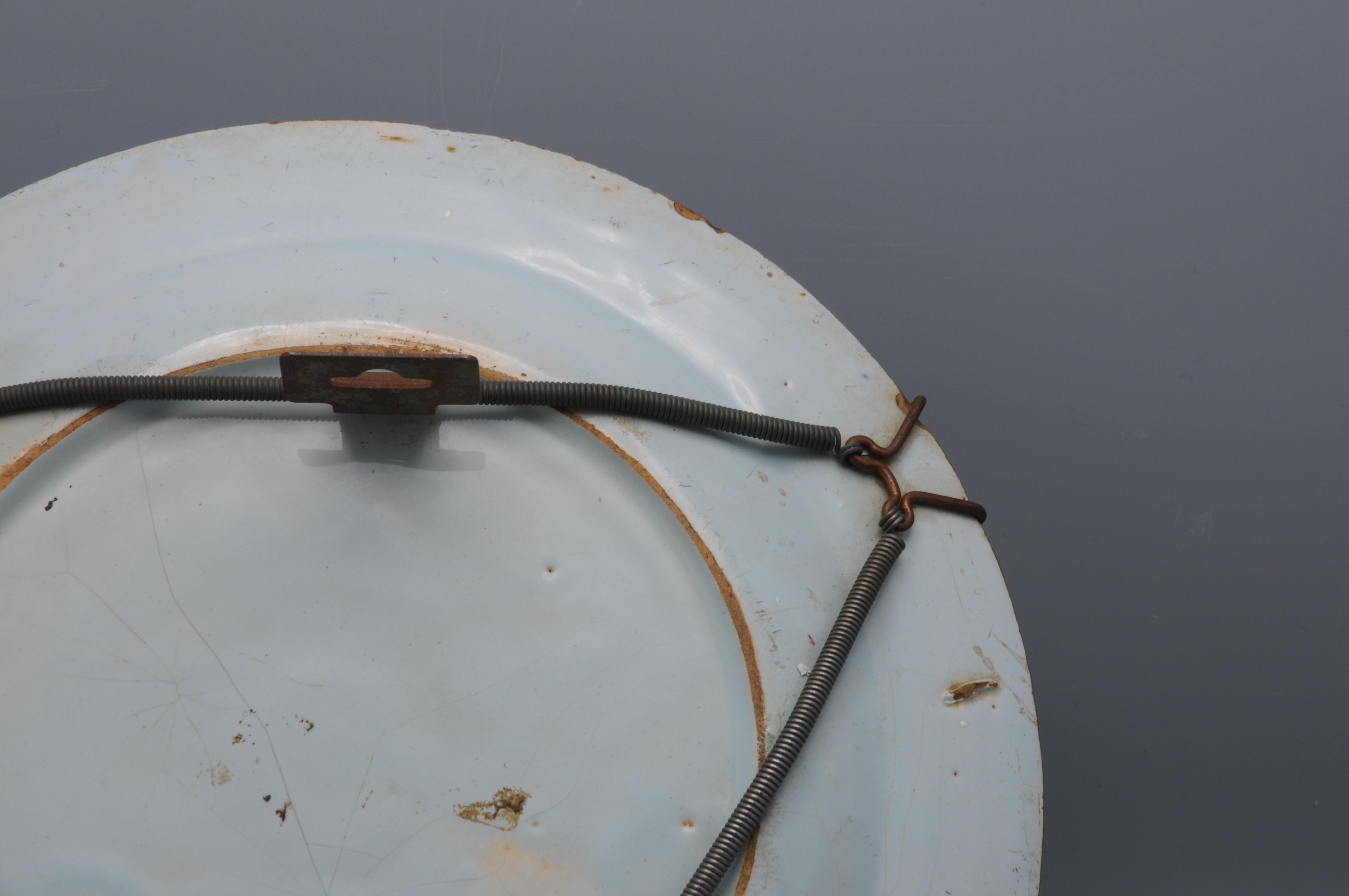 Lambeth London - Assiette à perroquet en Delftware anglais, milieu du 18ème siècle en vente 2