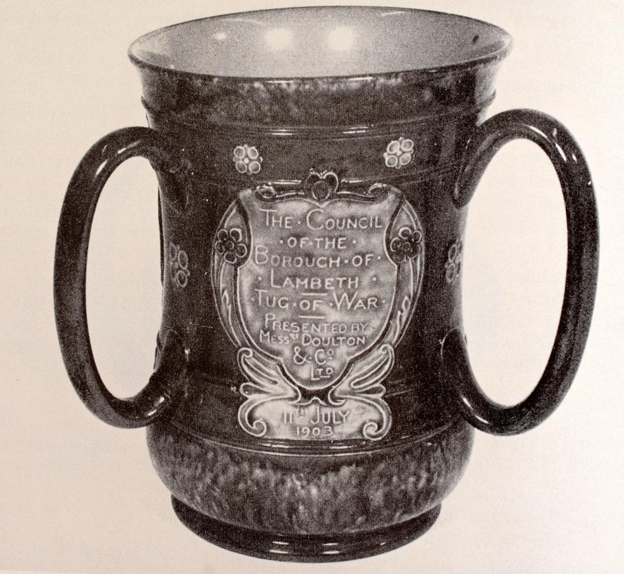English Lambeth Stoneware; The Woolley Collection, products of British Potteries For Sale