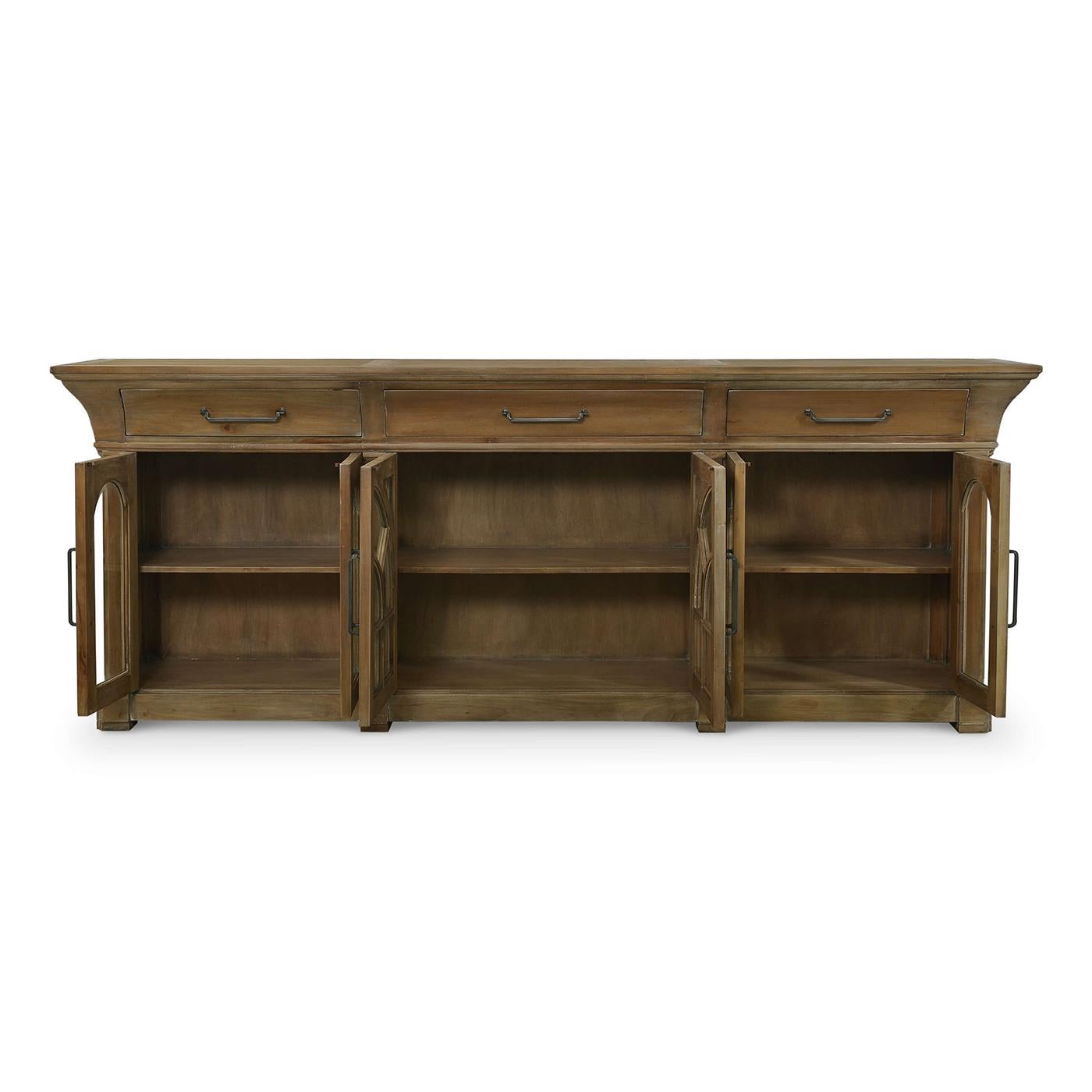 Country Lambeth Vintage Sideboard For Sale
