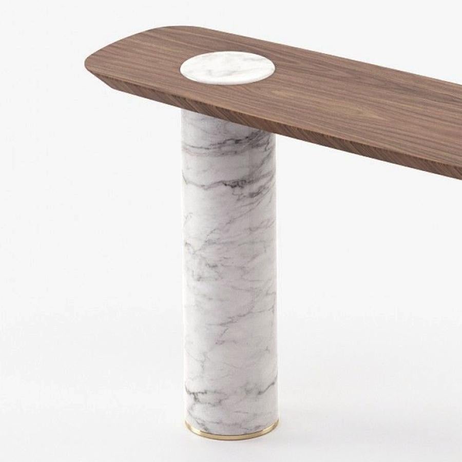 Contemporary Lambra Marble Console Table For Sale
