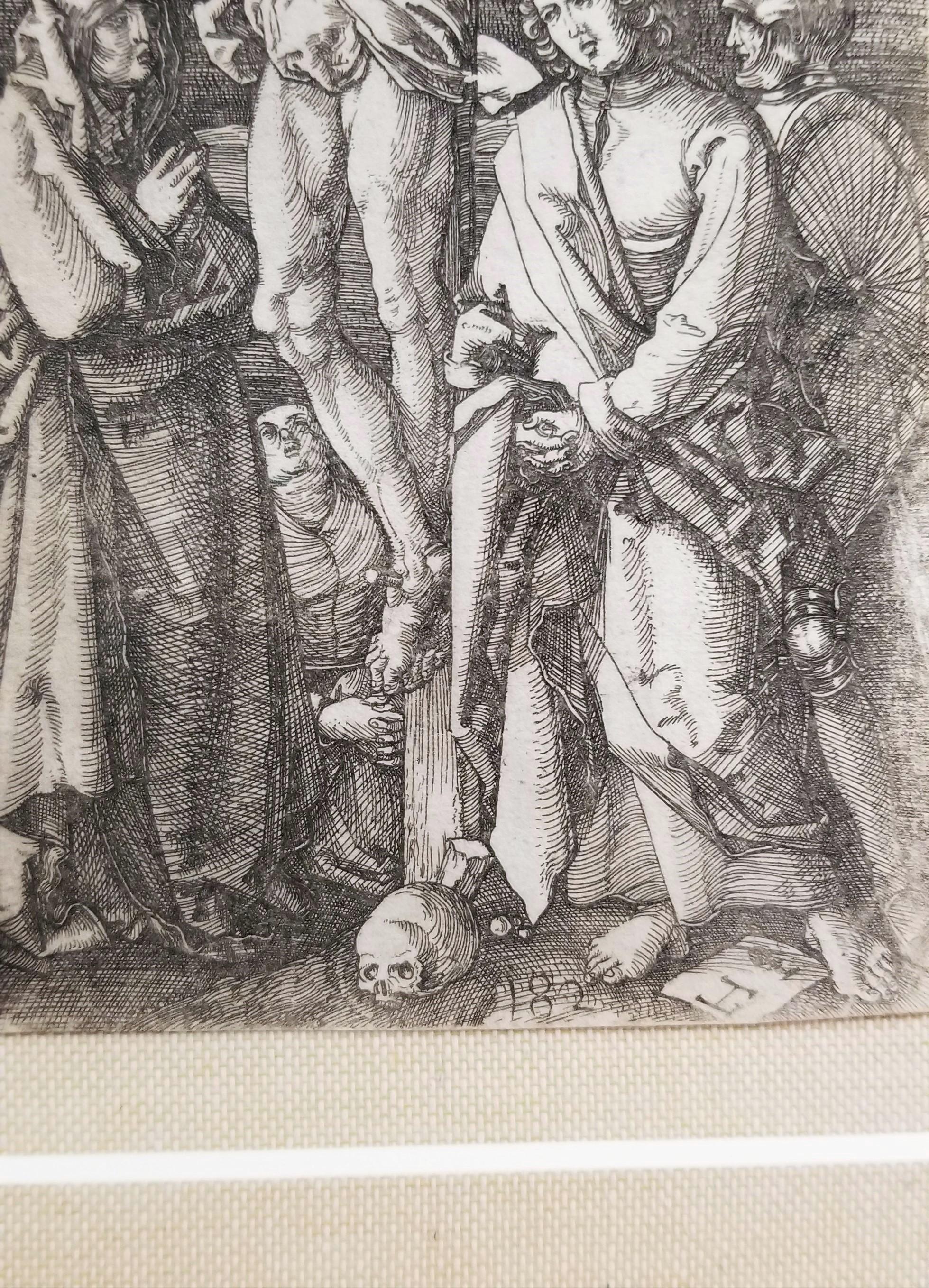 La Crocifissione (Cristo in croce) /// Gesù dopo Albrecht Dürer Antichi maestri in vendita 12