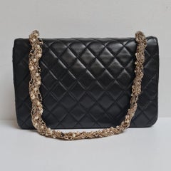 Chanel Lambskin Diamond Quilted Tangled Pearl Westminister Small Flap Bag