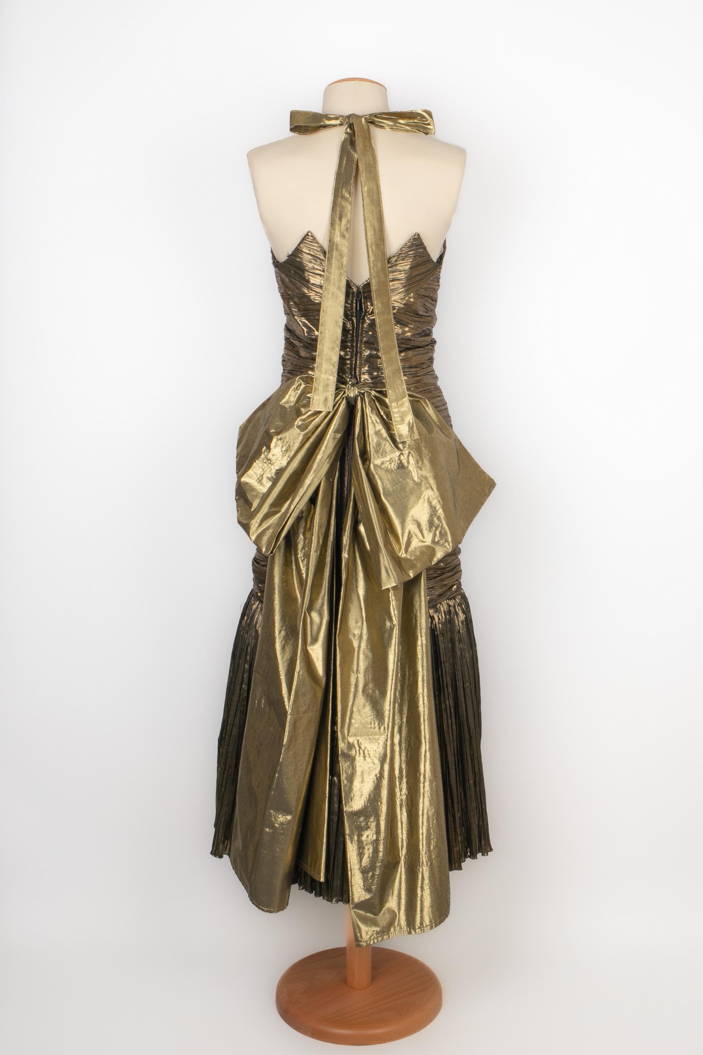 Lamé-Kleid im Zustand „Gut“ im Angebot in SAINT-OUEN-SUR-SEINE, FR