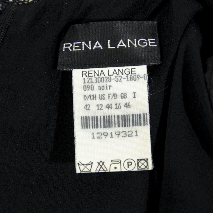 Rena Lange Lamé dress size 46 In Excellent Condition For Sale In Gazzaniga (BG), IT