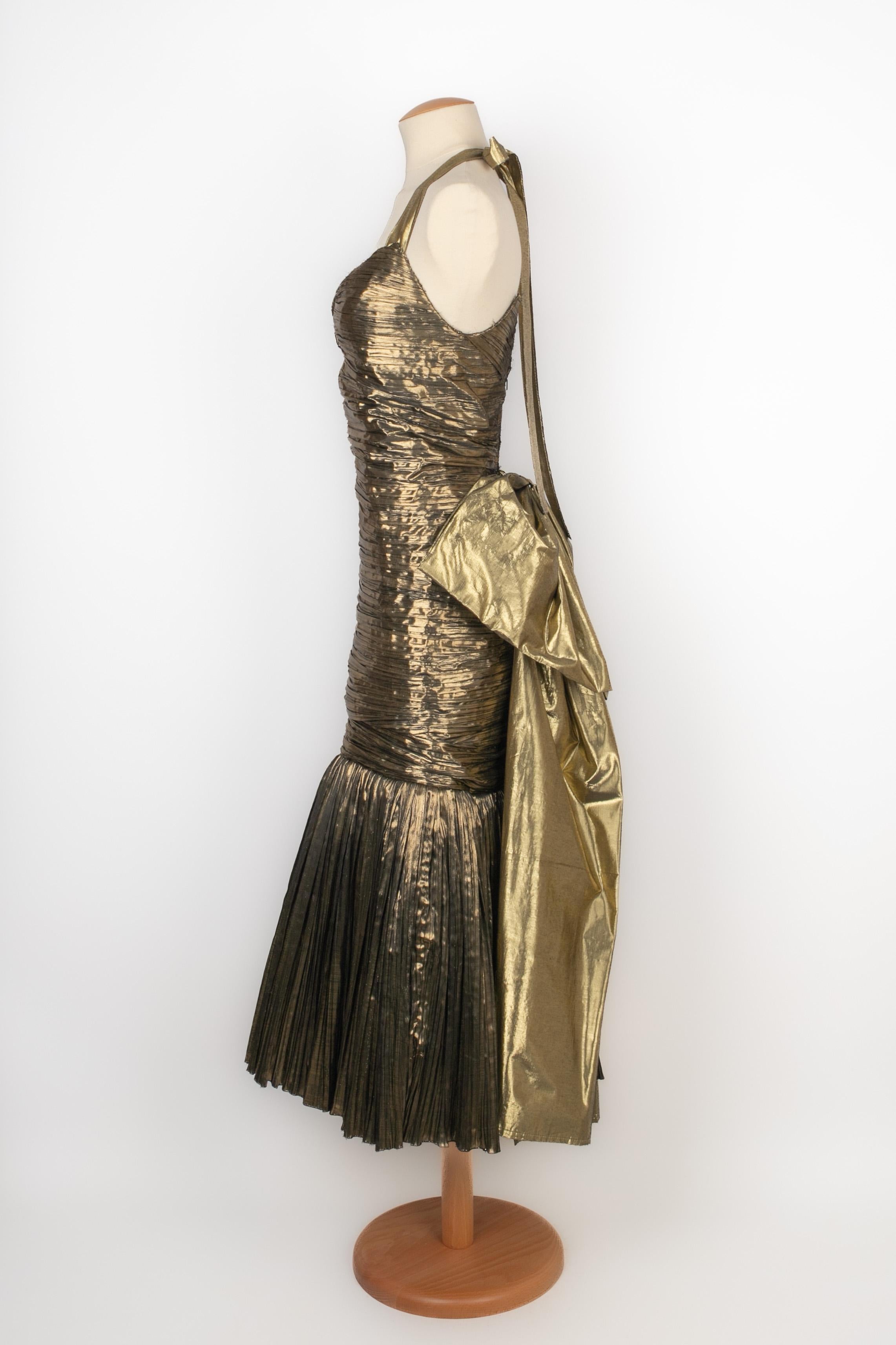 Lamé-Kleid Damen im Angebot