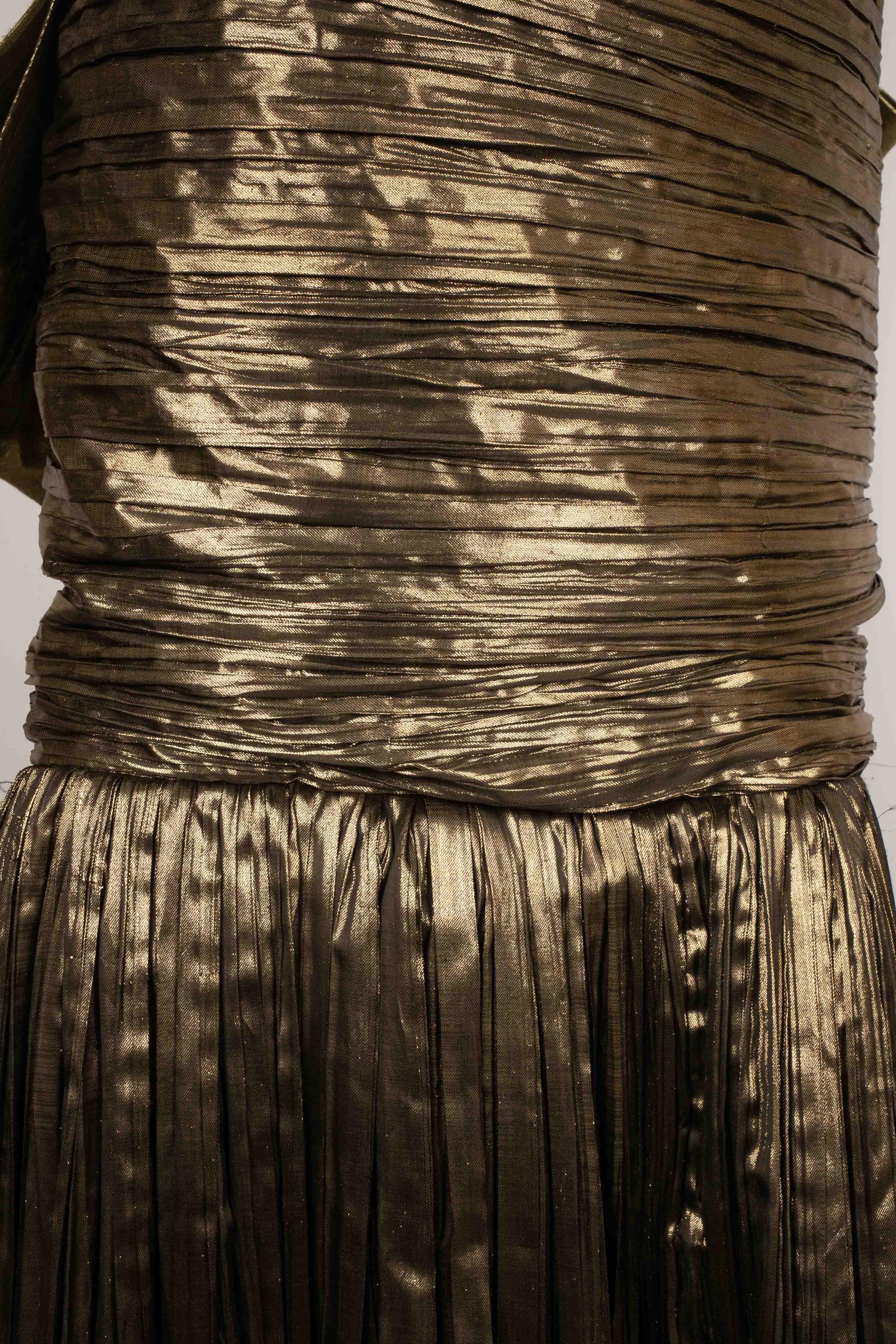 Lamé-Kleid im Angebot 4