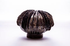 Lamella Collection Glazed Ceramic Vessel