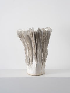Vaso Lamella in ceramica smaltata di Trish DeMasi