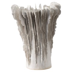 Vaso Lamella in ceramica smaltata di Trish DeMasi