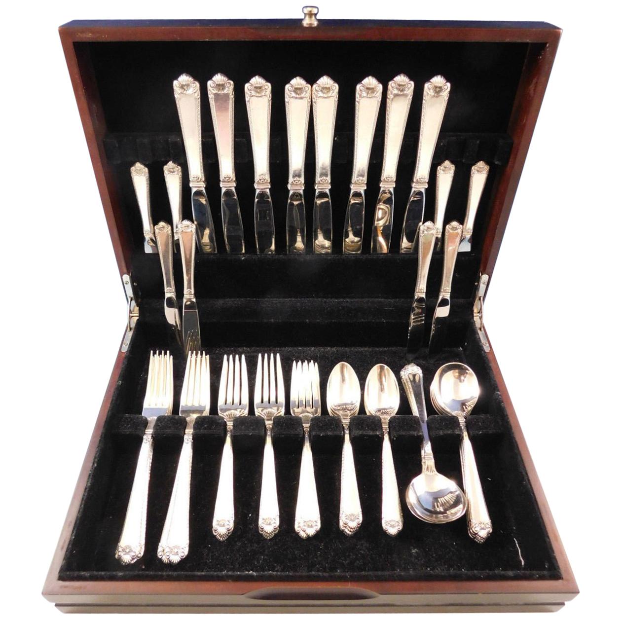 Lamerie by Tuttle Sterling Silver Flatware Service for Eight Set 48 Pieces
