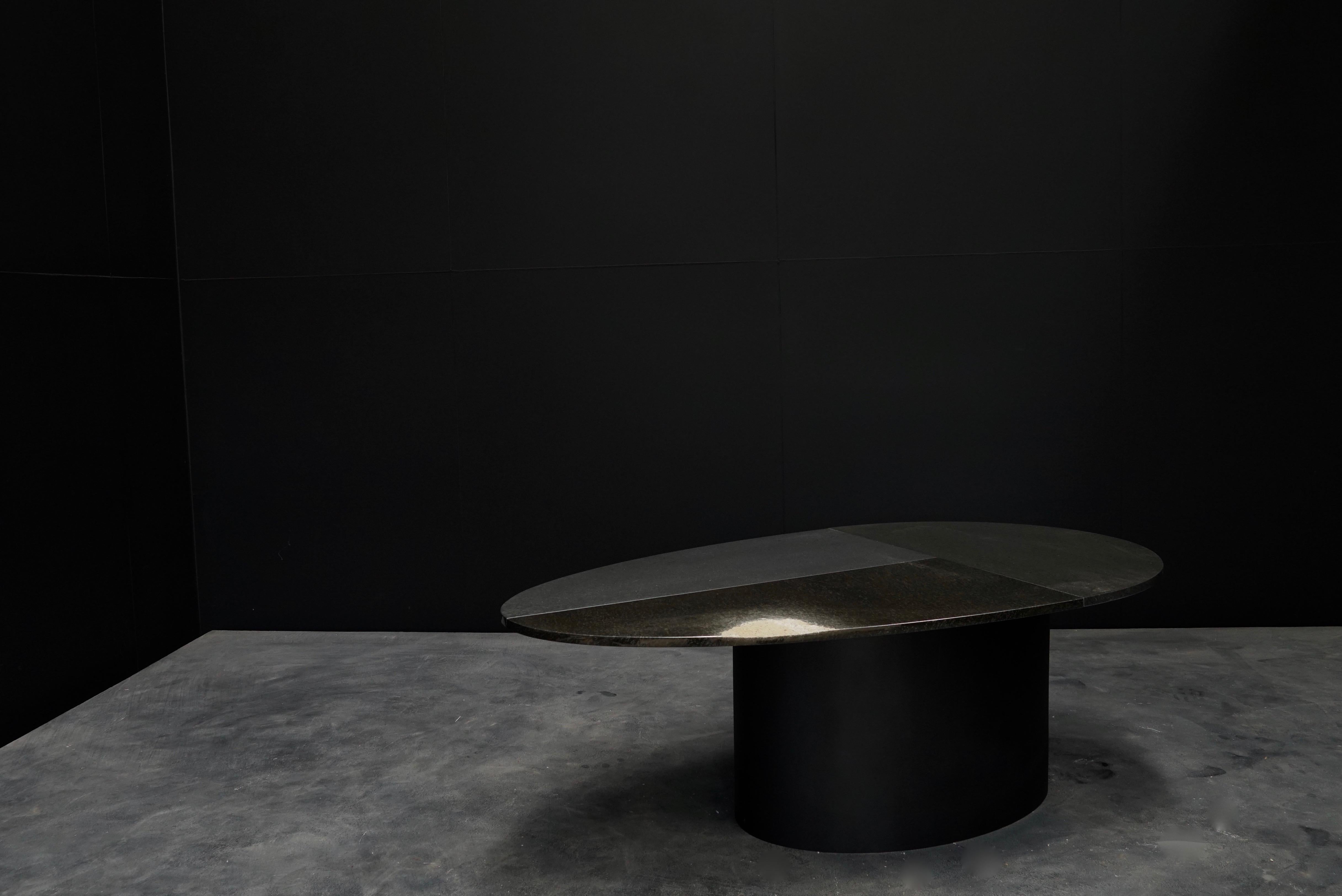 Lami table design by Okurayama Studio
Dimensions: W 120 x D 70 x H 41.8 cm
Materiel: Daté Kan Stone
Sculpted in the Okurayama's Studio in Miyagi's Prefecture, Japan
Each creation is unique due to the uniqueness of the stone aesthetic

This low