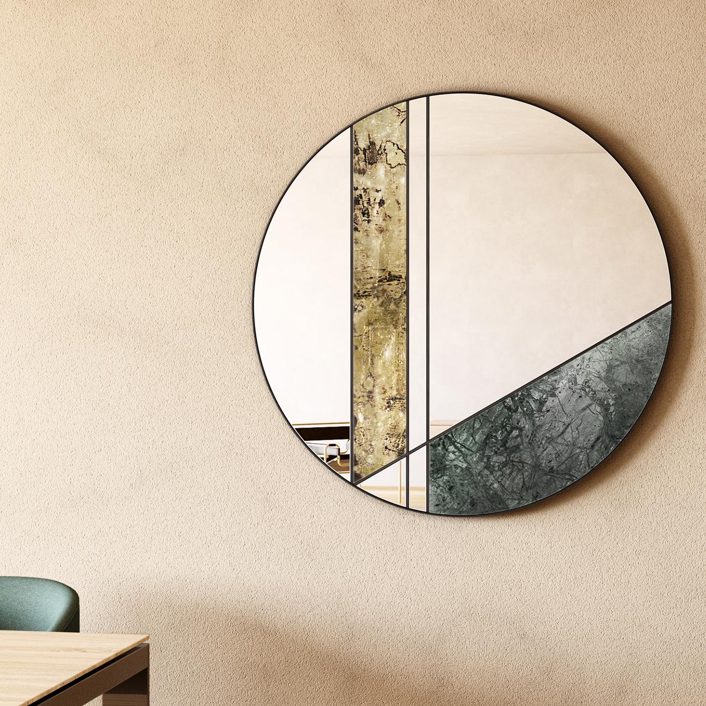 Marble Lamina I Mirror For Sale
