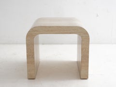 Laminate Waterfall Side Table, 1980s