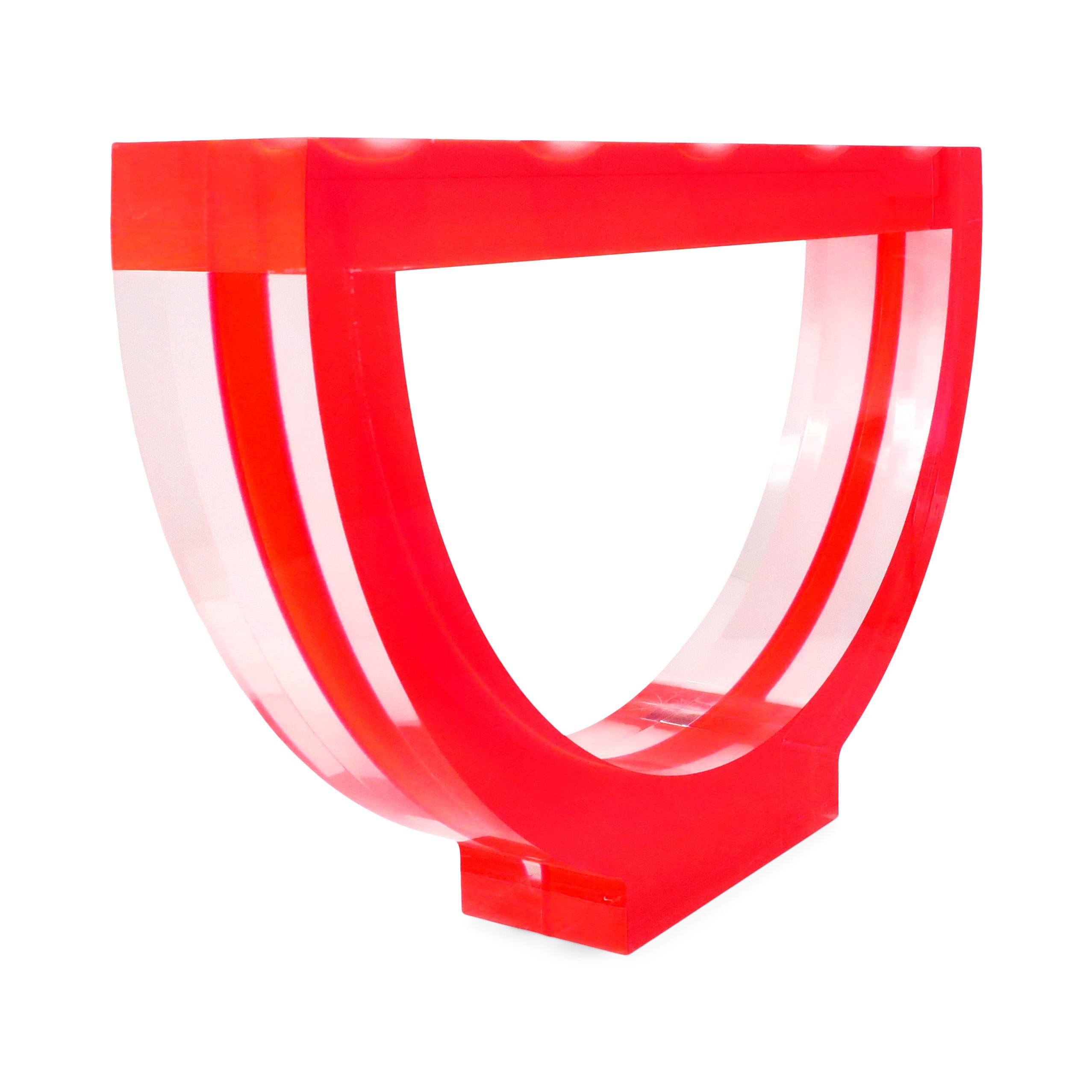 Post-Modern Laminated Acrylic Ospiti Collection Sculpture by A. Anastasio for Design Gallery For Sale