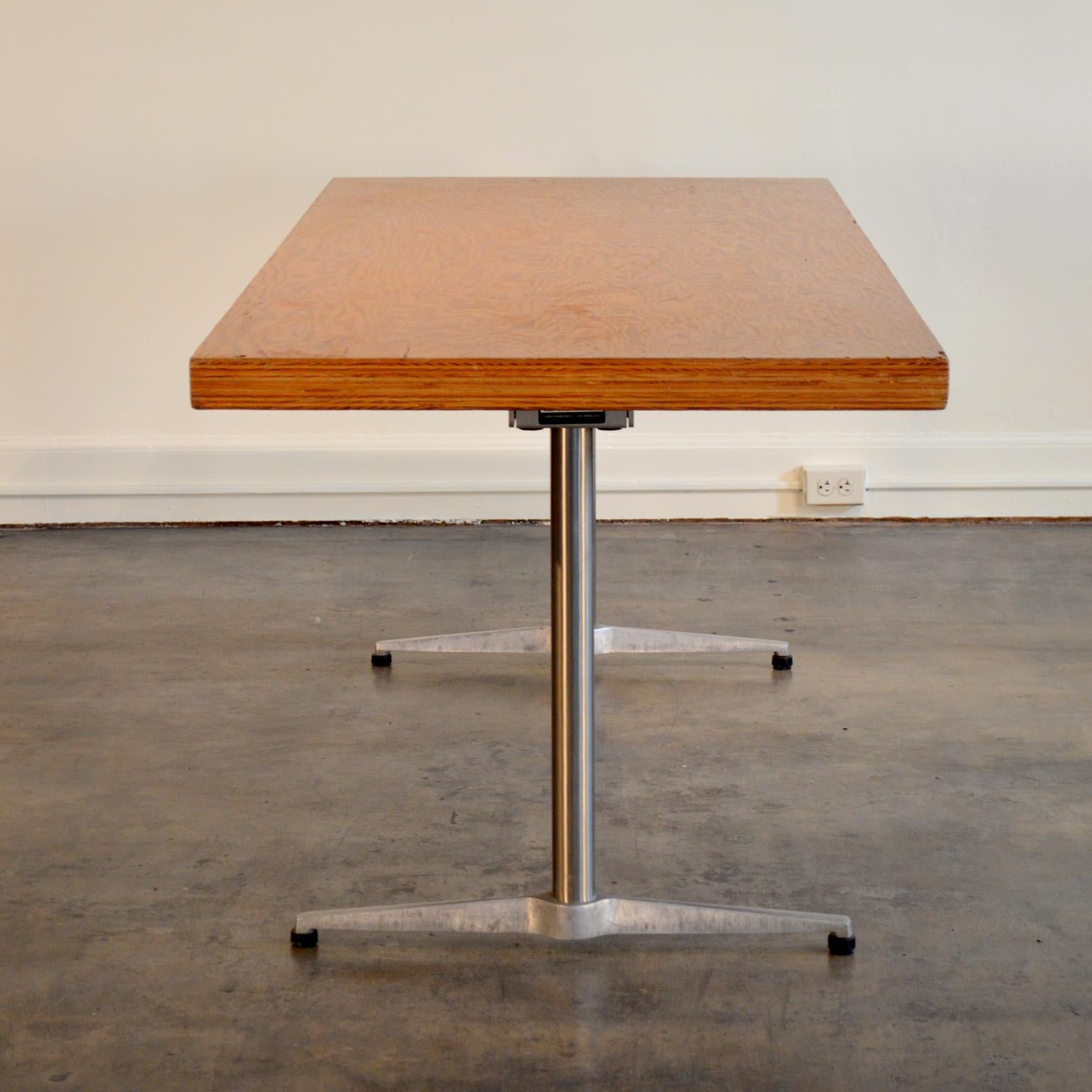 Frank Gehry Custom Design Birch Plywood Dining Table for MIT For Sale 4