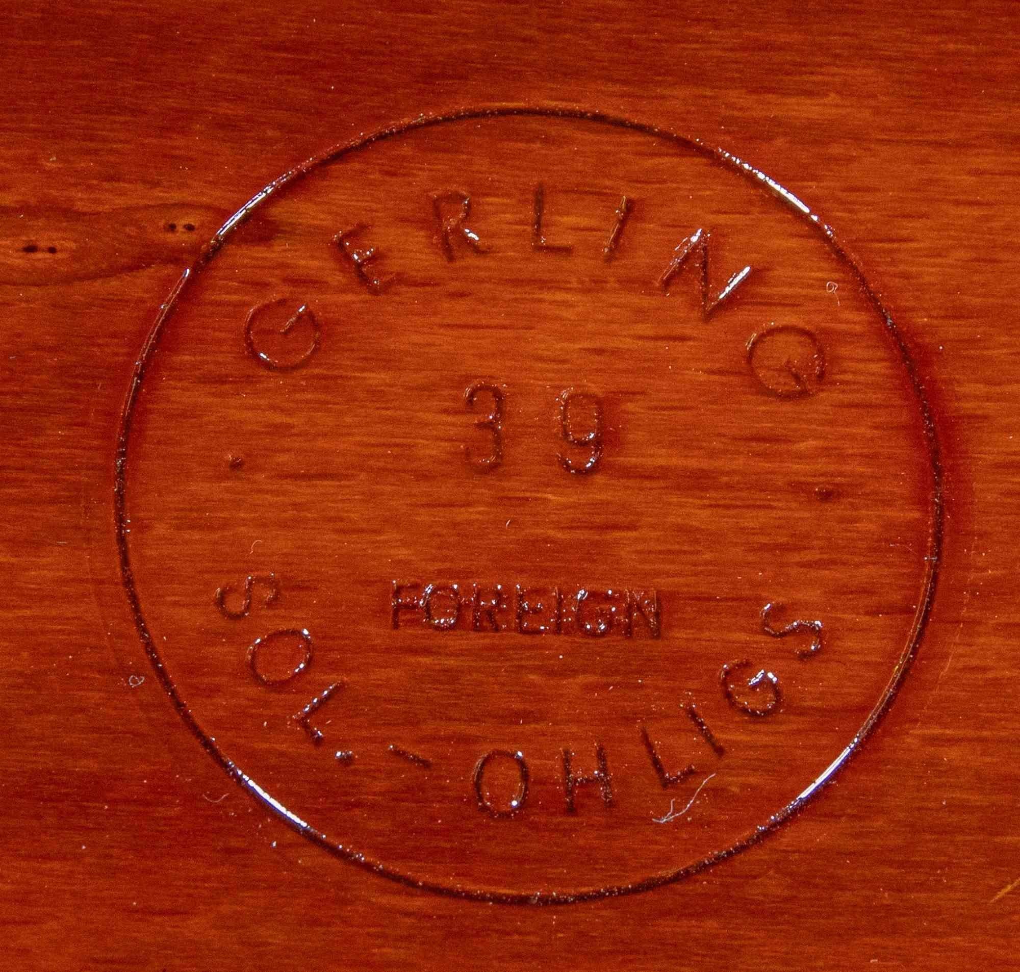 Laminiertes Vintage-Tablett von Gerling Sol-Ohligs, Italien, Mitte des 20. (Italienisch) im Angebot