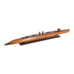 Laminated Wood Model of a Commuter Steam Launch